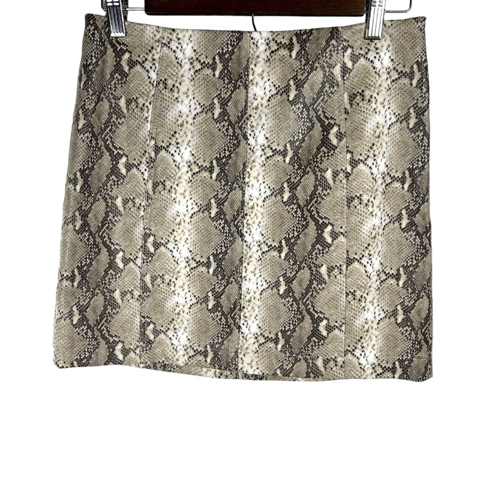 Wild Honey Snakeskin Skirt Mini Skirt Women's Size Medium